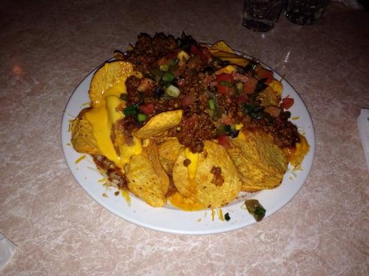 Beef nachos.