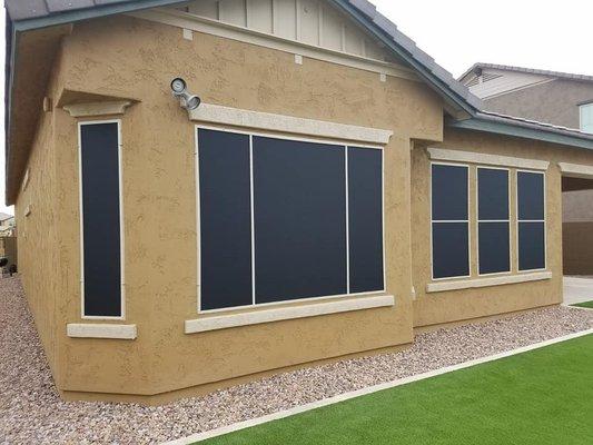 Outdoor Windowed Sun Screens