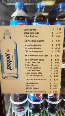 Beverage prices #1