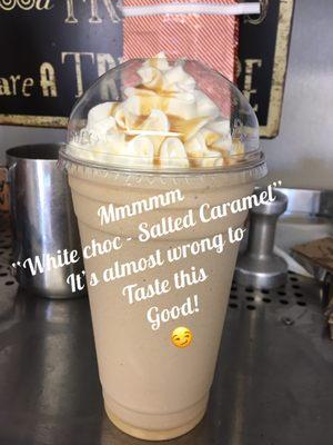 Creamy cool blended frappw