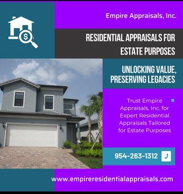 Estate purpose appraisals