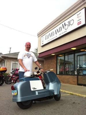 Always nice to see an oldie and a goodie (the bike, not the customer...but we like those too).