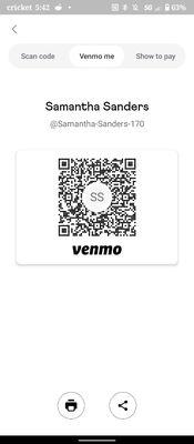 Venmo payment qr code