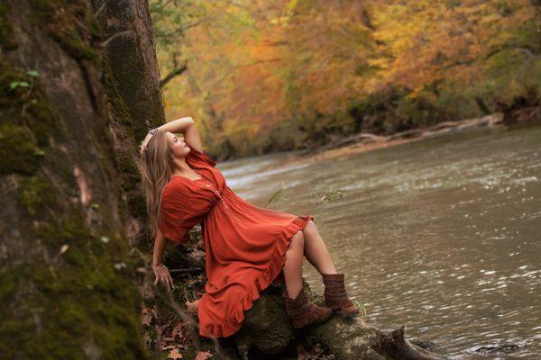 Fall mini session at the creek.