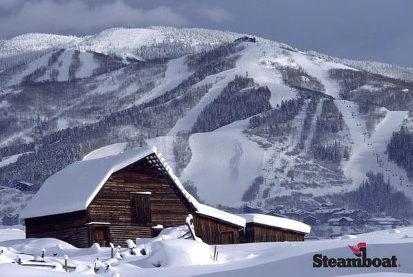 Steamboat's iconic barn.