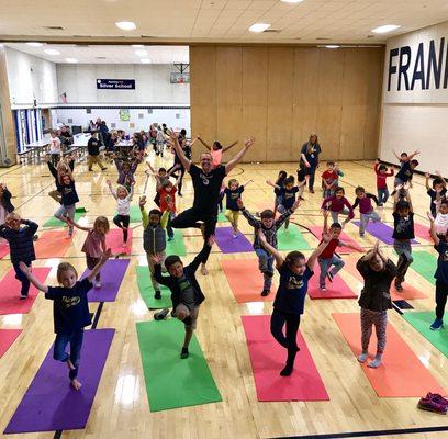 We're bringing yoga to all the schools in the Provo School District.