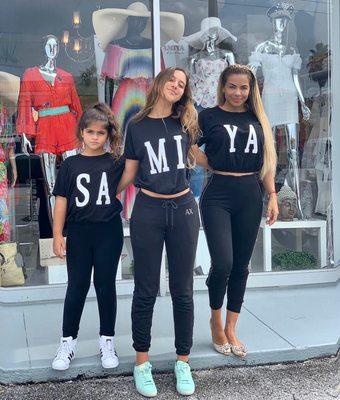 The reason for Samiya Boutique my daughters Sasha,Mia and me we are Samiya Boutique.