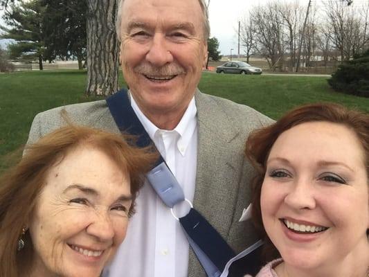 Linda Locey, (Mom)  Paul Locey (Dad and Owner) and Nicole Locey (Daughter and Owner)