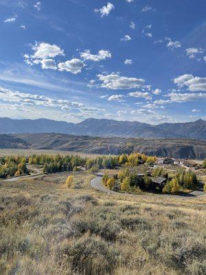 The views right at the begging of the trail ride