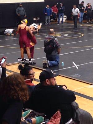 Wrestling at foothill!