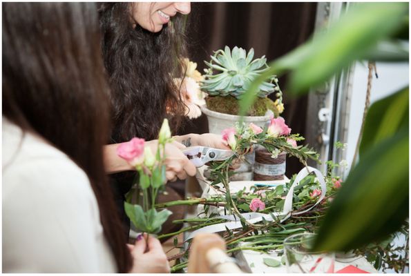 floral crown workshop