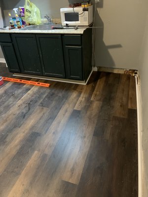 Kitchen floor