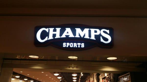 Champs mall sign