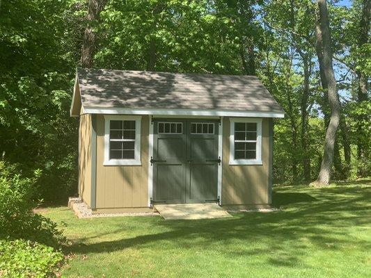 10x14 Classic Shed with Stone Pad