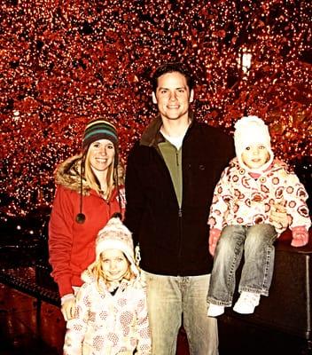 Dr. Terry, with wife Christa, daughters Hannah &Emma