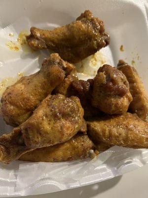 Honey Mustard Chicken Wings (Wet).