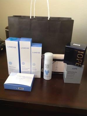 $125 worth of skin care products