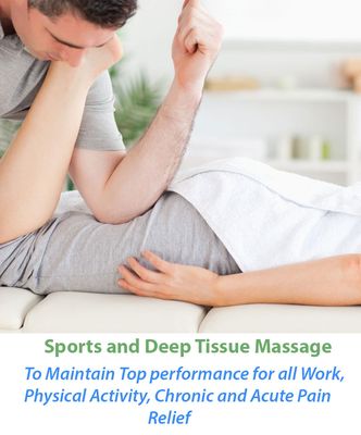 Sports and Deep Tissue Massage help to heal muscle, tendons, and ligaments and to keep them healthy and strong