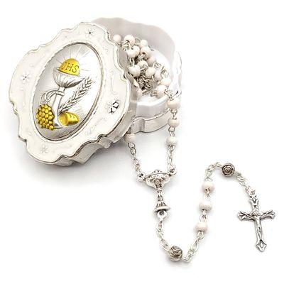 First Communion Rosary Gift Set