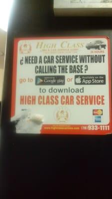 Illegal, annoying, unremovable ad trash slapped on my apartment door by this ironically misnamed car service.