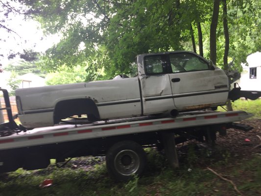 Junk cars picked up