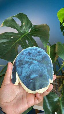 We also ordered face cookies of our dog on her 1st birthday.