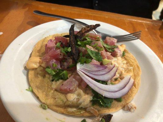 Tostada de atún