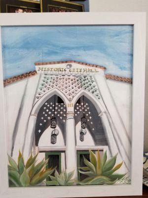 I painted this is the Historic City Hall, a truly beautiful and historic building in San Clemente.