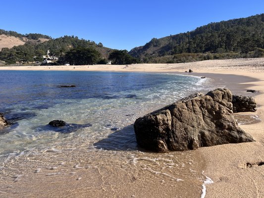 Monastery Beach at the end of the Cove.