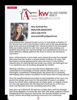 Amy Axelrod Keller Williams Realtor