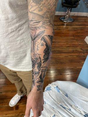 Outline of Anthony's fresh lines. Will update when color heals