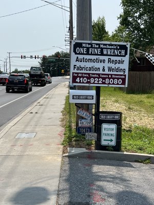 road sign