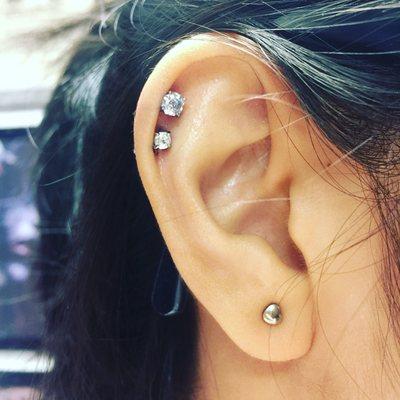 Double Helix Piercing