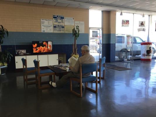 Spaaaacious, quiet, relaxing waiting area. I could take a nap here probably.