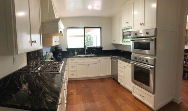 The whole kitchen