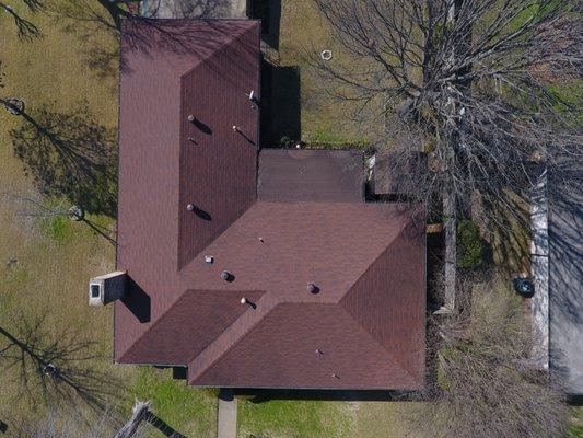 RJW Construction roof completion photo