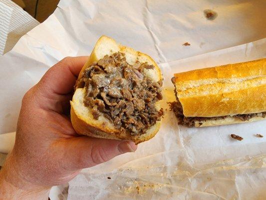 Cheesesteak, cooper sharp, onions