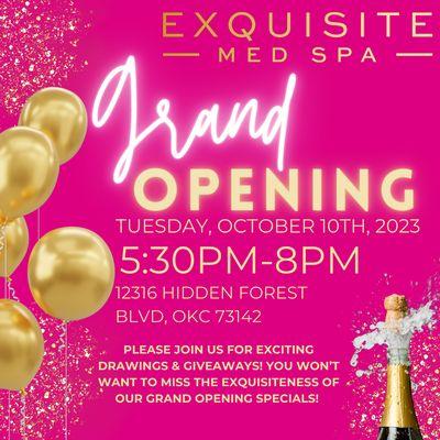 We are so excited to announce our grand opening!  Great prizes and giveaways!
Be sure to pop in and check us out!