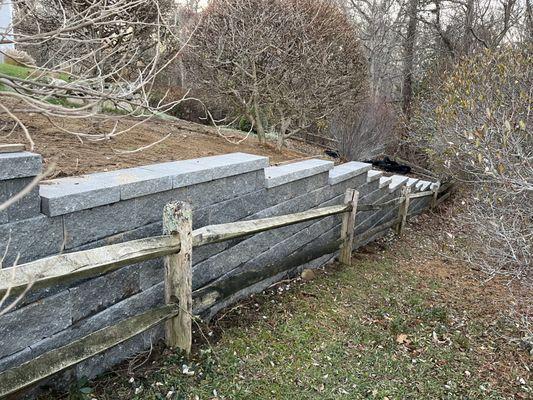 Ideal block retaining wall!