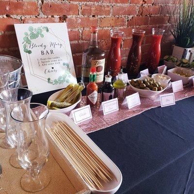 Bloody mary bar