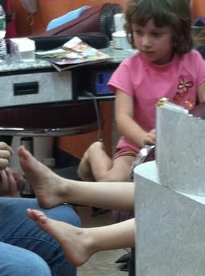 Kid friendly nail salon