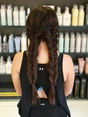 Fish tail braids