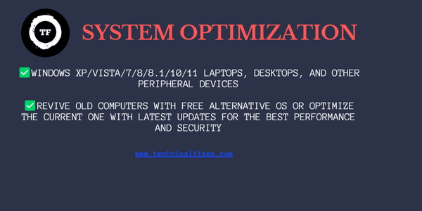 Windows laptop and desktop optimization, virus removal, troubleshooting and software installation services