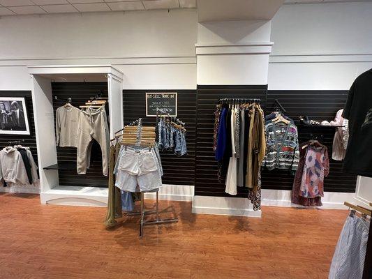 Lots of unique, one of a kind vintage clothing!