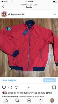 Polo

Wildlife 

Jacket 

Size xl