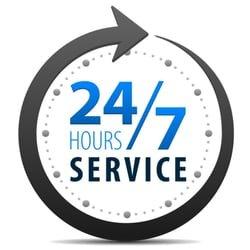 We are available 24 hours 7 days a week.