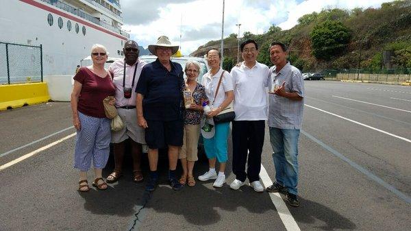 Friends from Cruise ship who enjoyed our private tours.