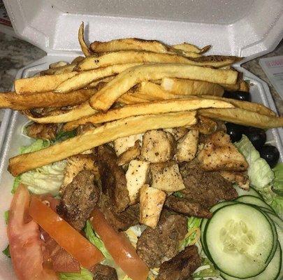 Chicken & Steak Salad