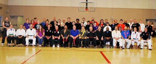 Sensei Walker Teaching at the 9th annual Kobudo Seminar in Jackson TN.