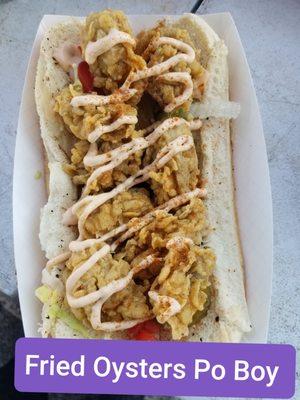 Fried Oysters Po boy